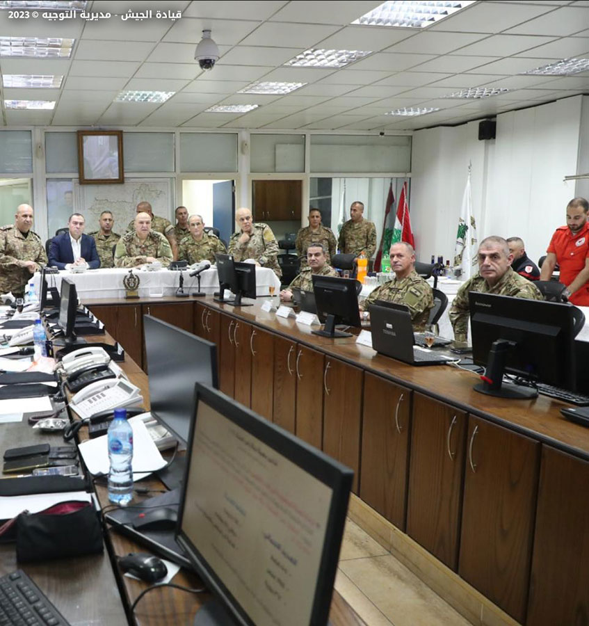 The Lebanese Armed Forces Commander Visited Several Military Units ...